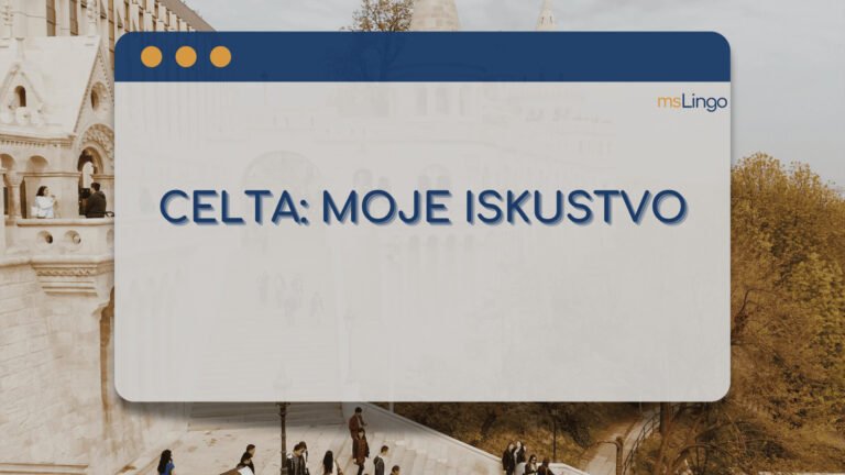 Moje CELTA iskustvo
