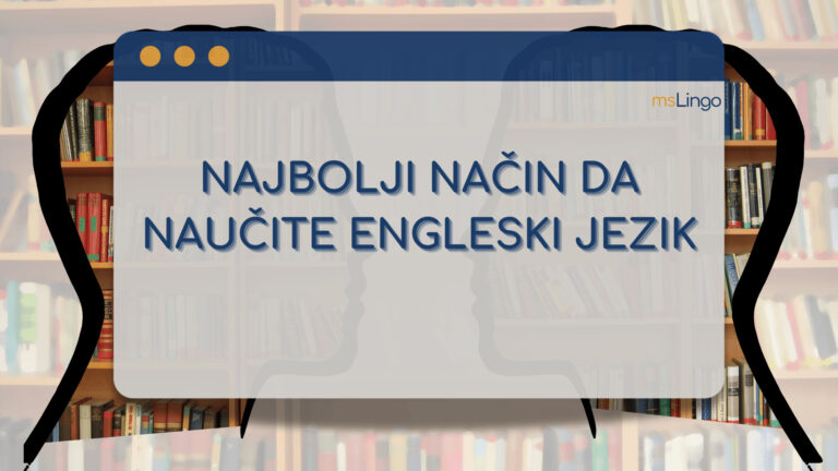Najbolji način da naučite engleski jezik