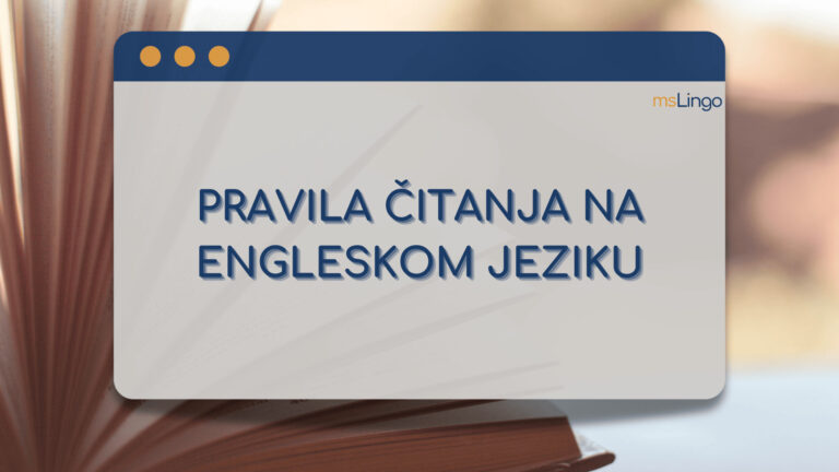 Pravila čitanja na engleskom jeziku
