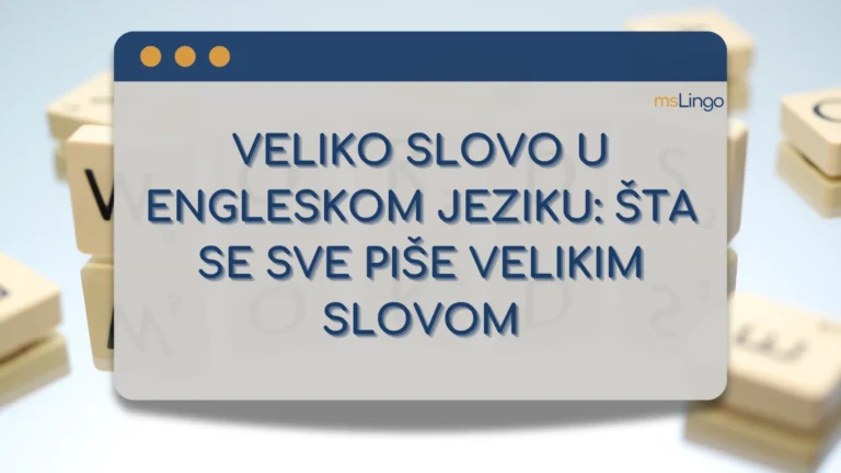 Veliko slovo u engleskom jeziku