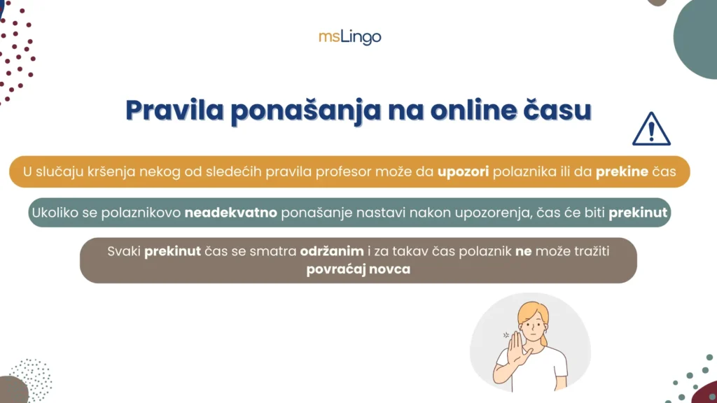 msLingo pravila ponašanja 2