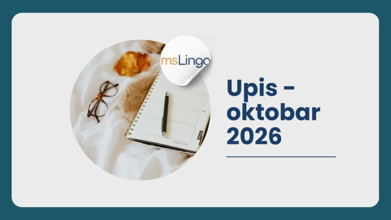 Upis - oktobar 2026 Upis - oktobar 2026